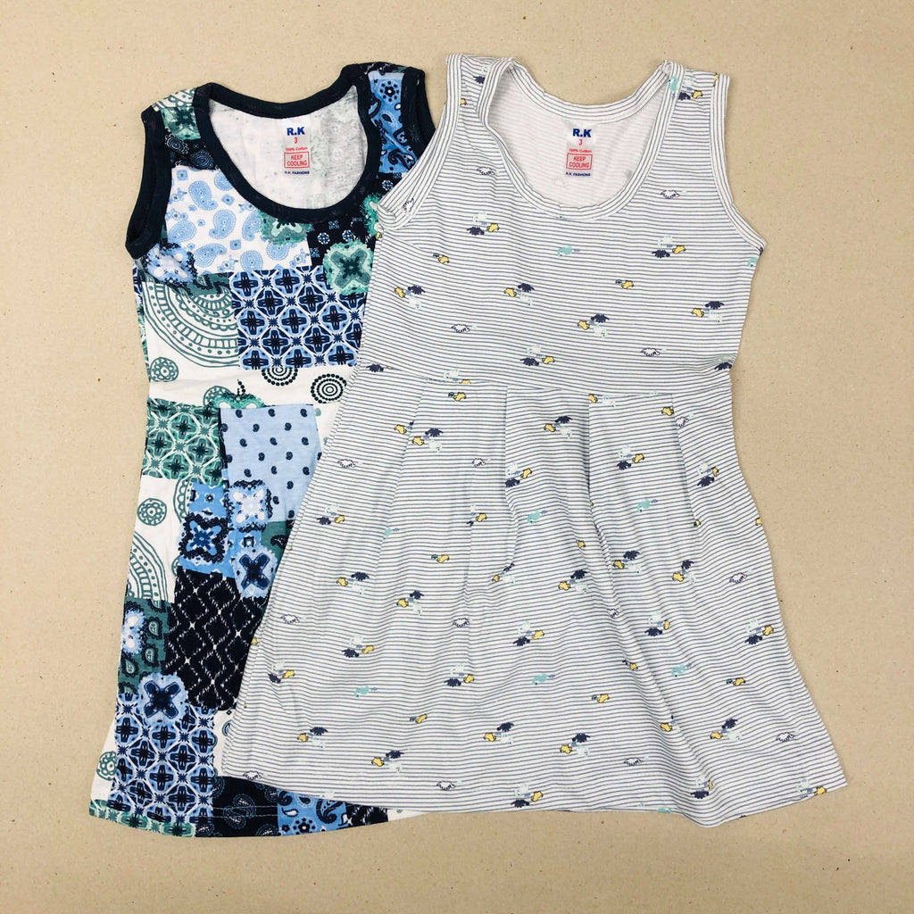 Tiny Pearl Frock Combo Pack Of 2