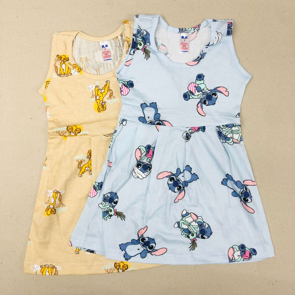 Tiny Pearl Frock Combo Pack Of 2