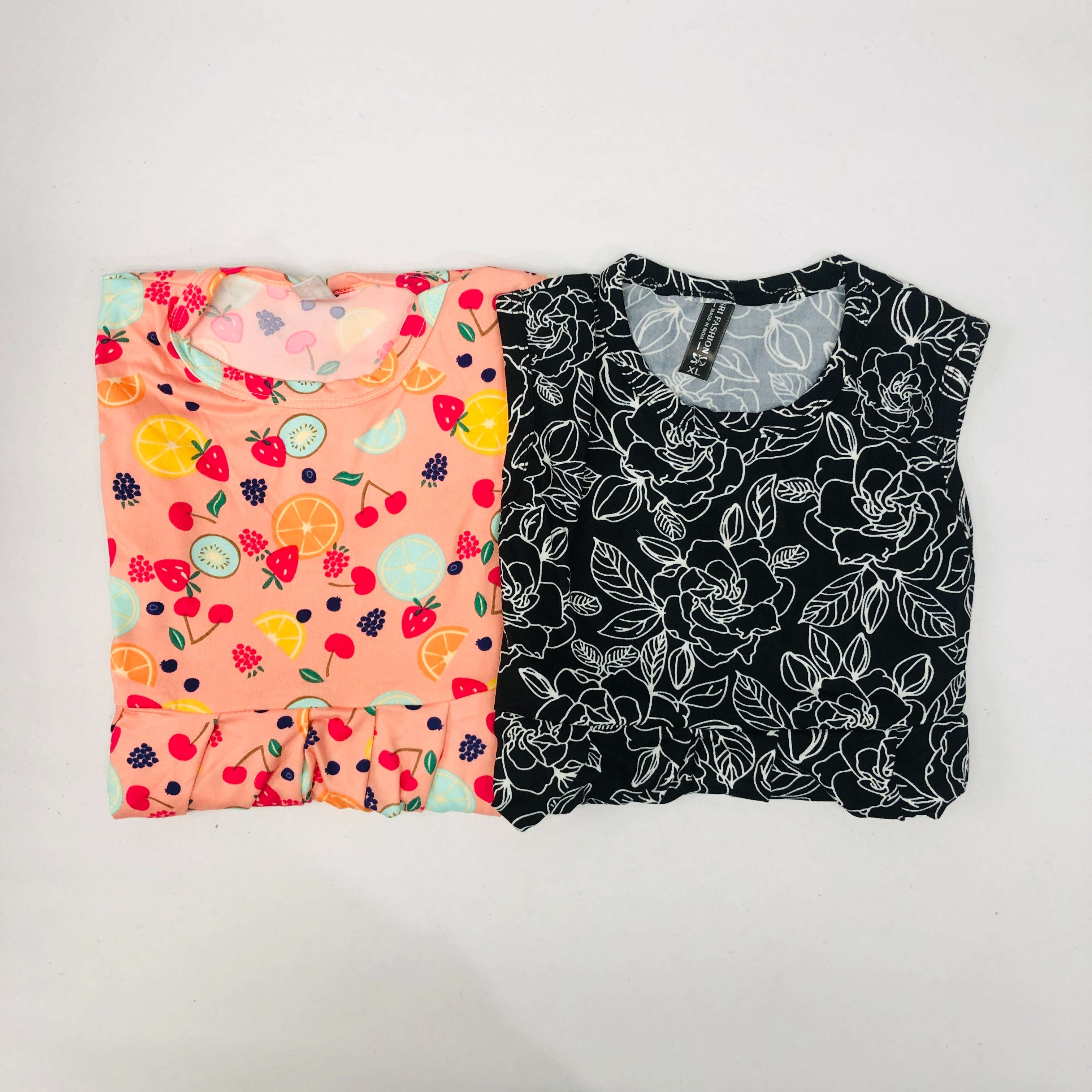 Bella Kids Frock Sleeveless Combo Pack Of 2
