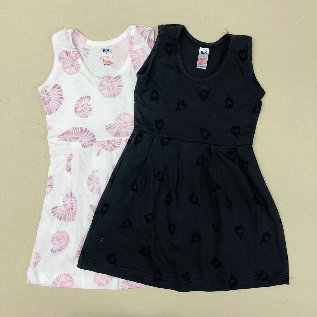 Tiny Pearl Frock Combo Pack Of 2