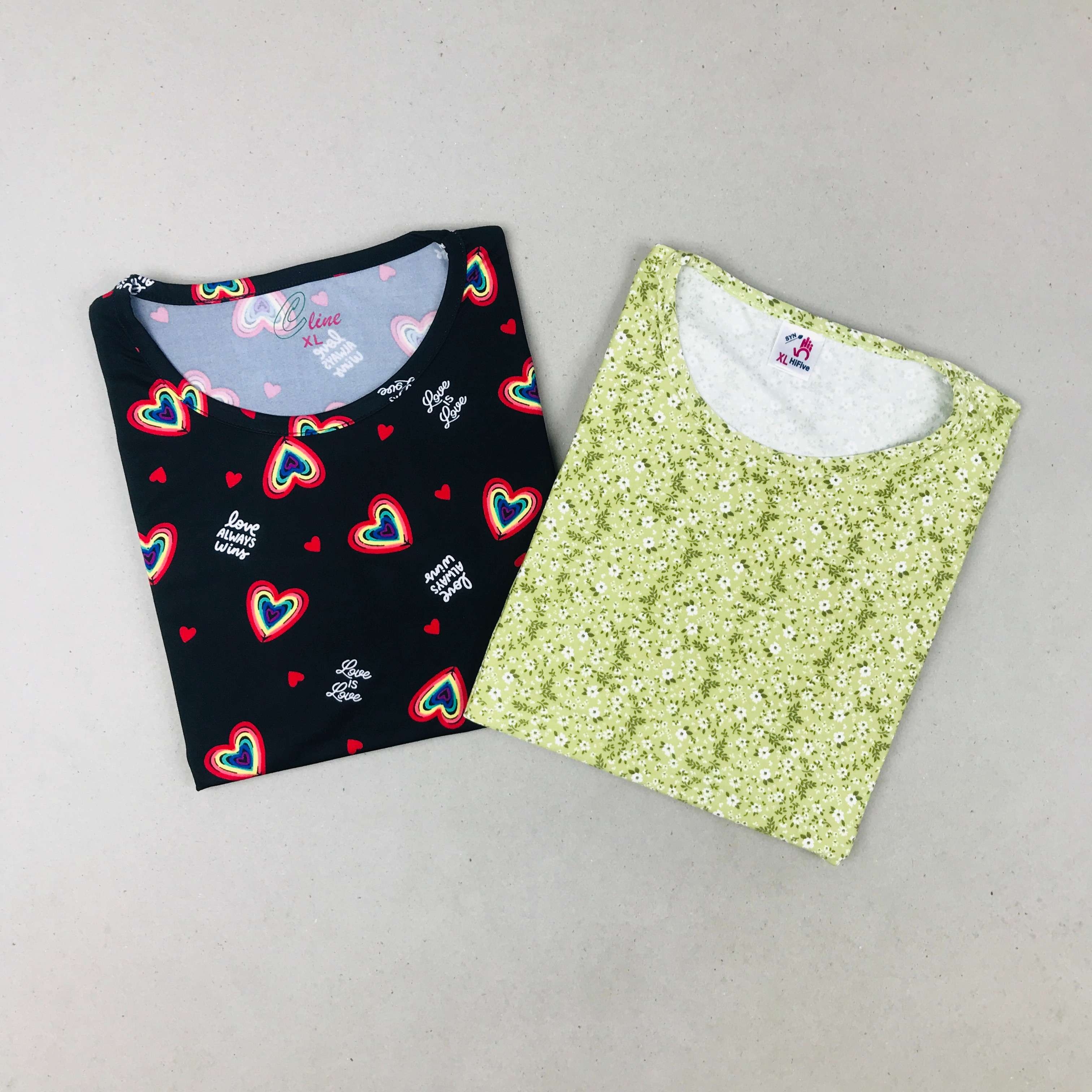 C-Line Ladies Tshirt Combo Pack Of 2 (34 Inch)