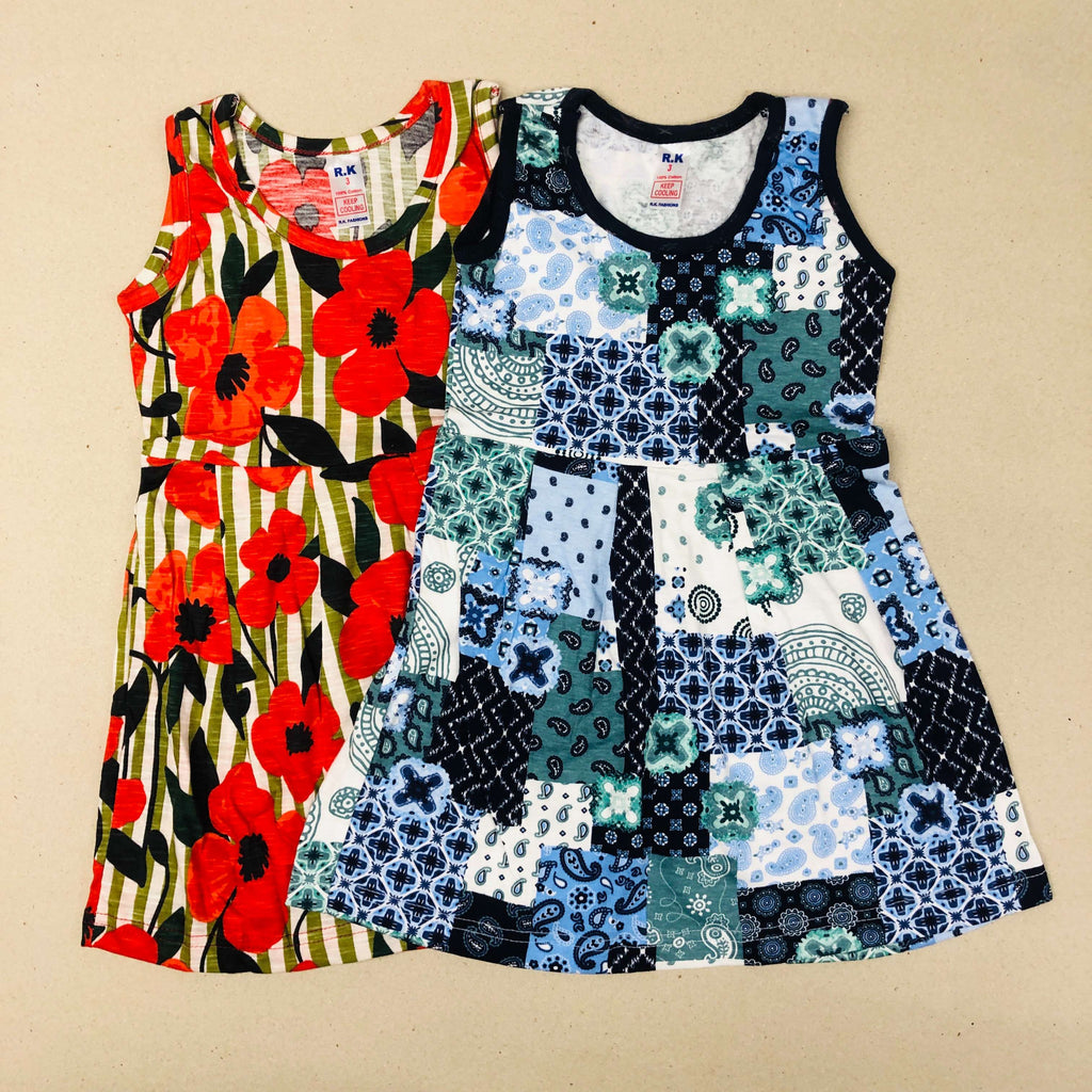 Tiny Pearl Frock Combo Pack Of 2