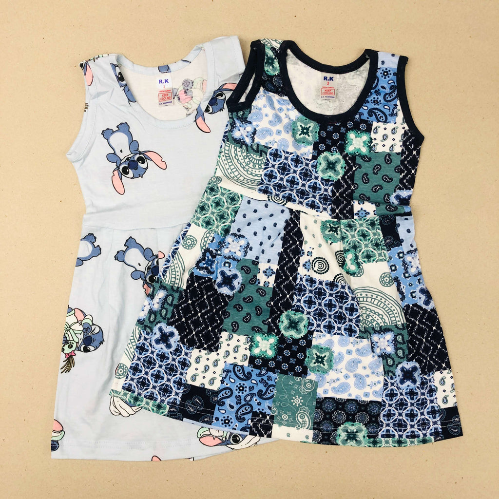 Tiny Pearl Frock Combo Pack Of 2