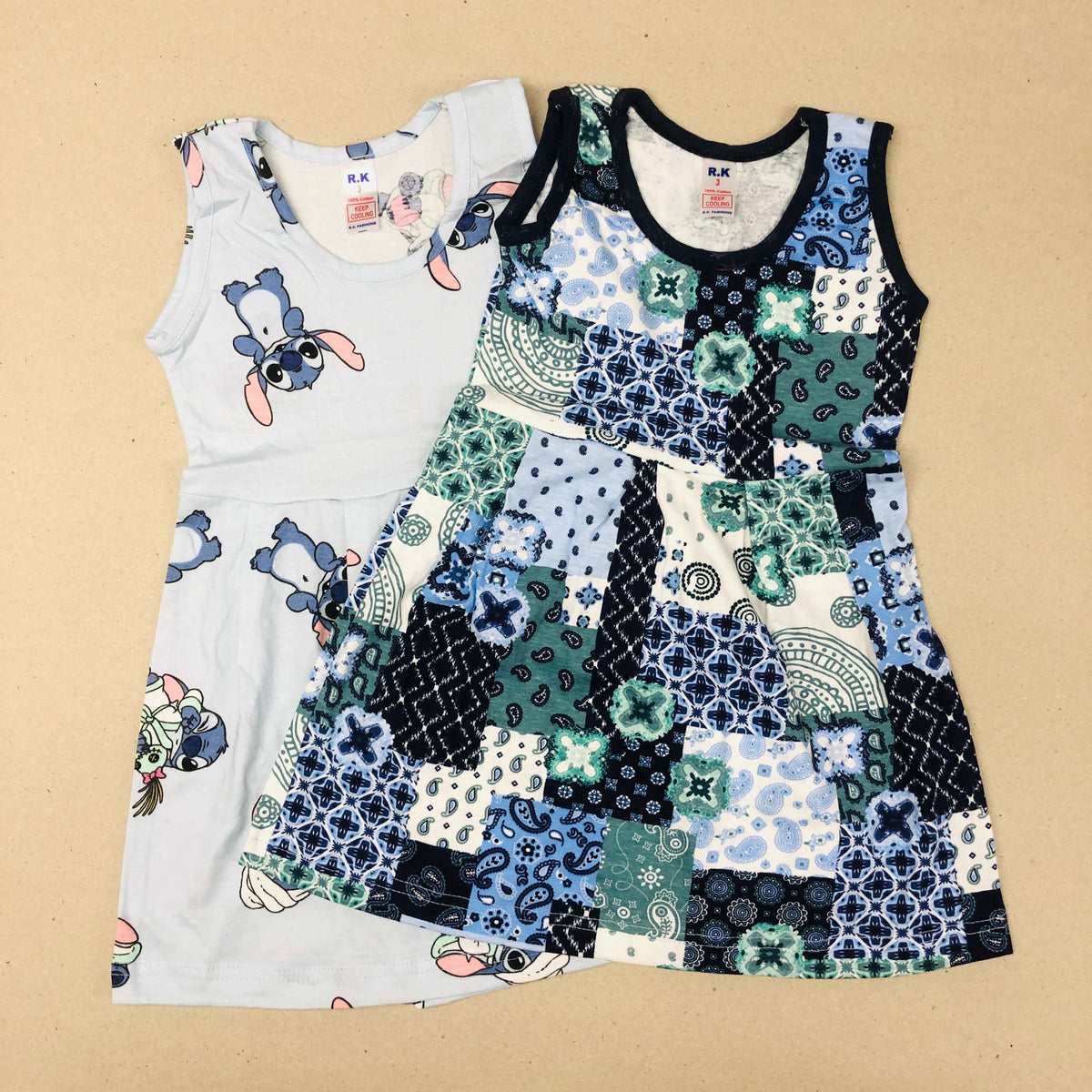 Tiny Pearl Frock Combo Pack Of 2