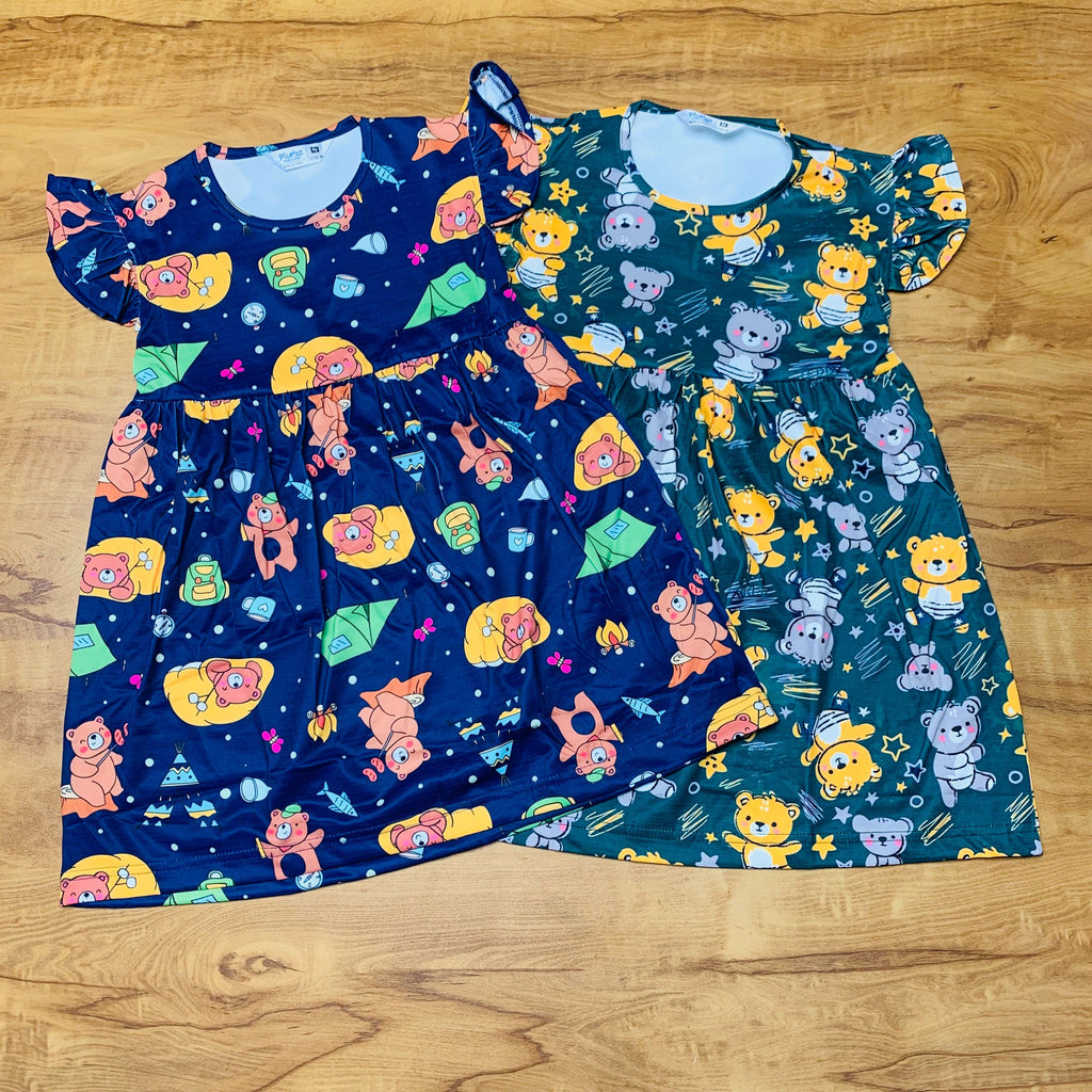 Plumz Pretty Frock Combo Pack Of 2