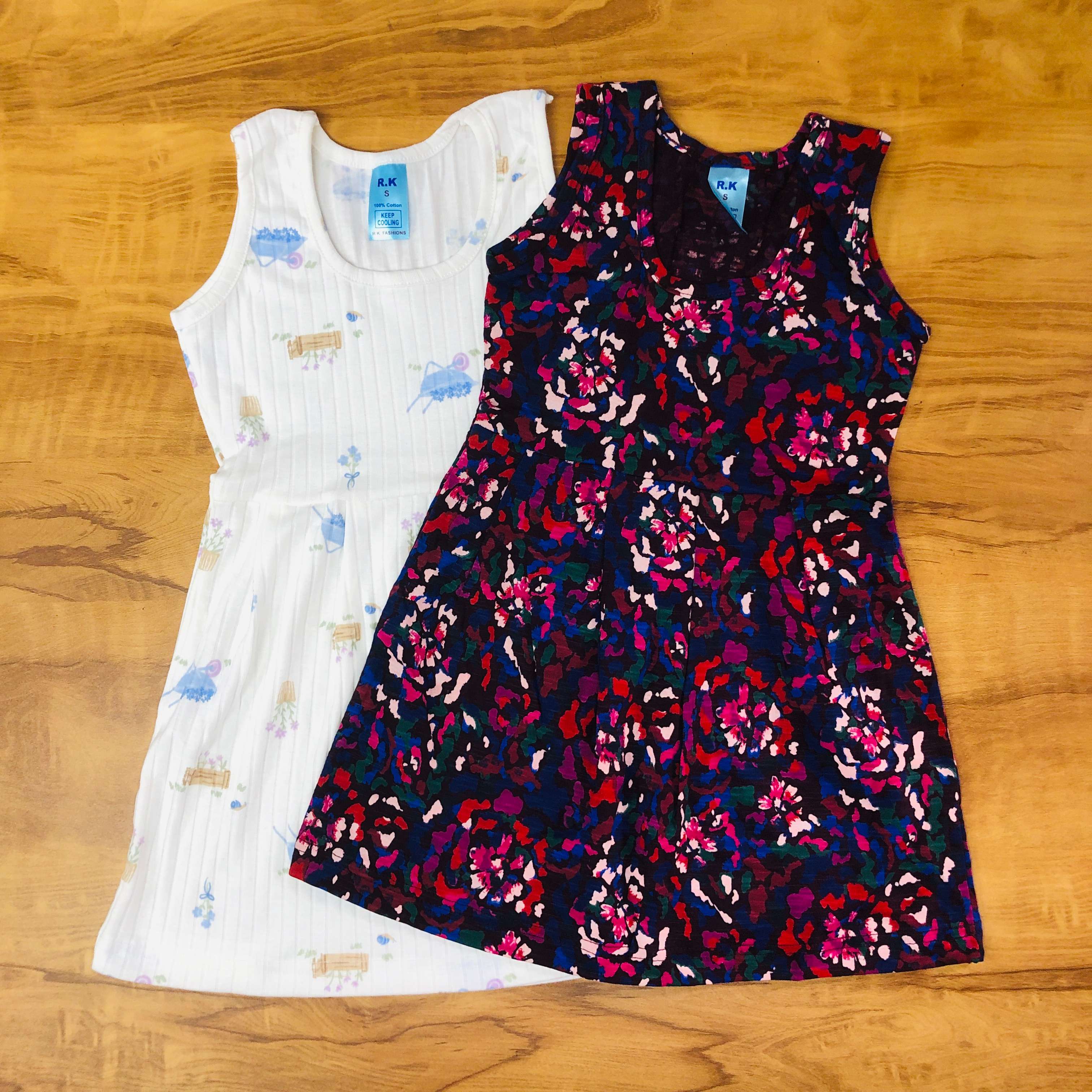 Tiny Pearl Frock Combo Pack Of 2