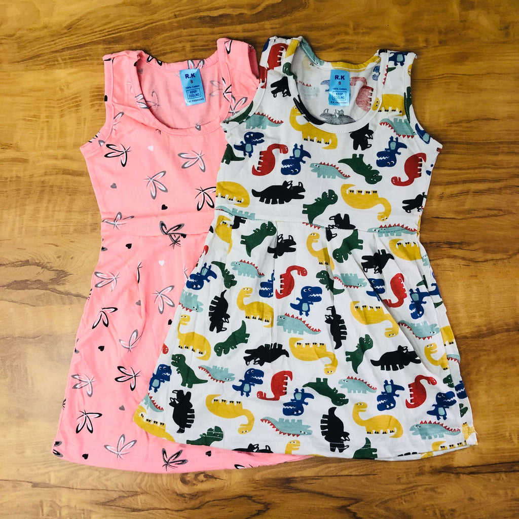 Tiny Pearl Frock Combo Pack Of 2