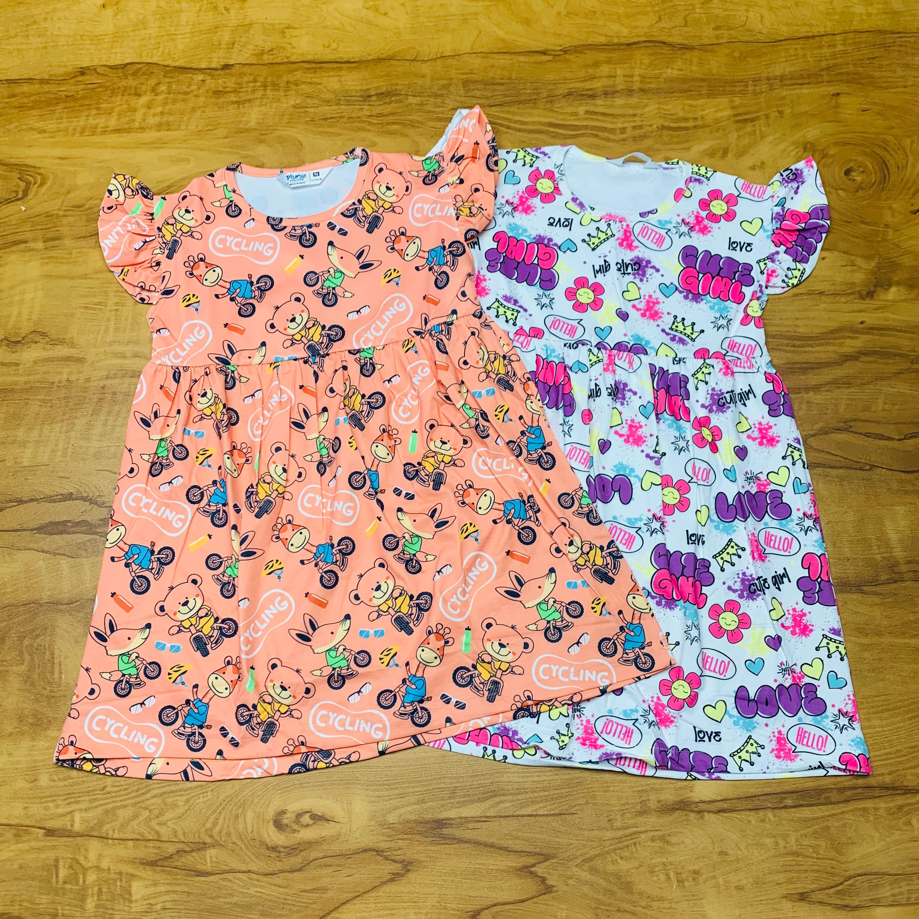 Plumz Pretty Frock Combo Pack Of 2