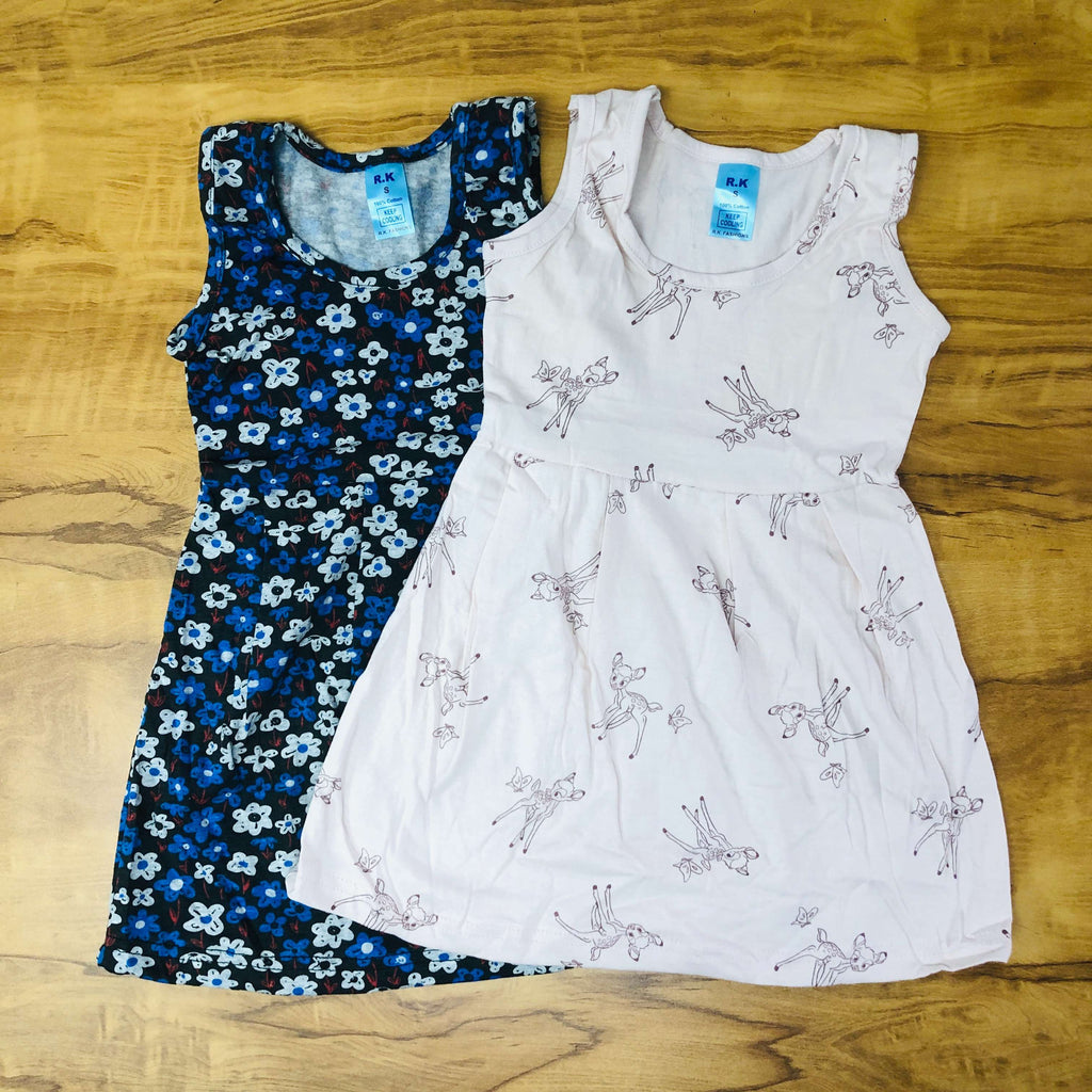 Tiny Pearl Frock Combo Pack Of 2