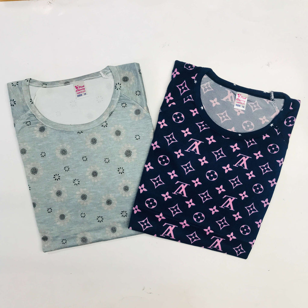 Pinky Girls Top Combo Pack of 2