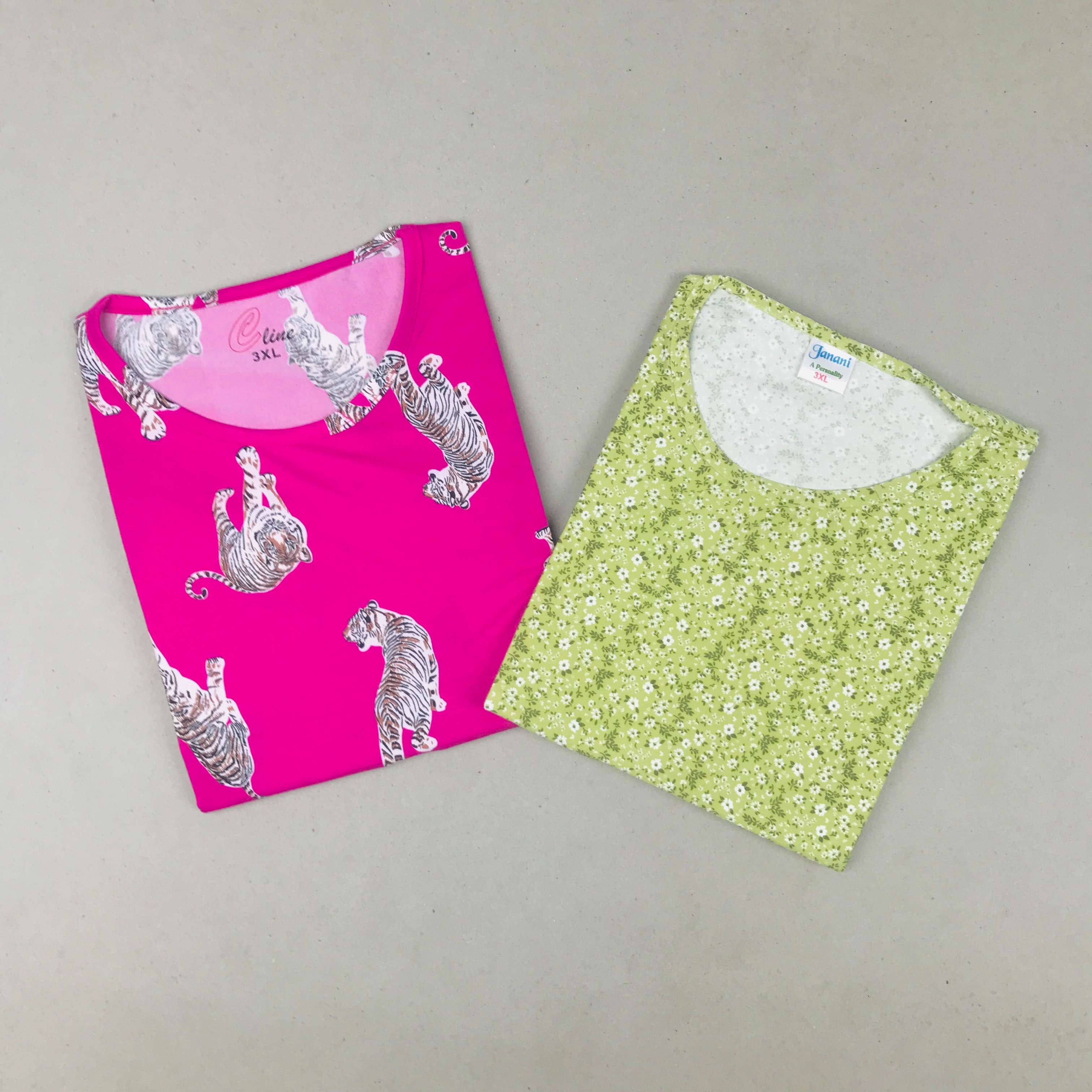 C-Line Ladies Tshirt Combo Pack Of 2 (38 Inch)