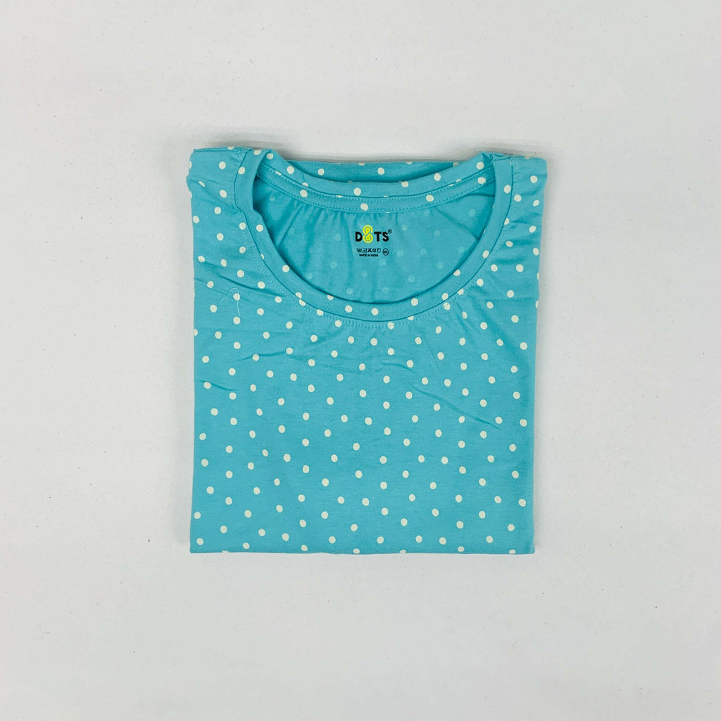 Dots Printed Long Top