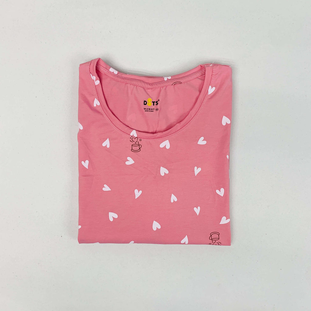 Dots Printed Long Top