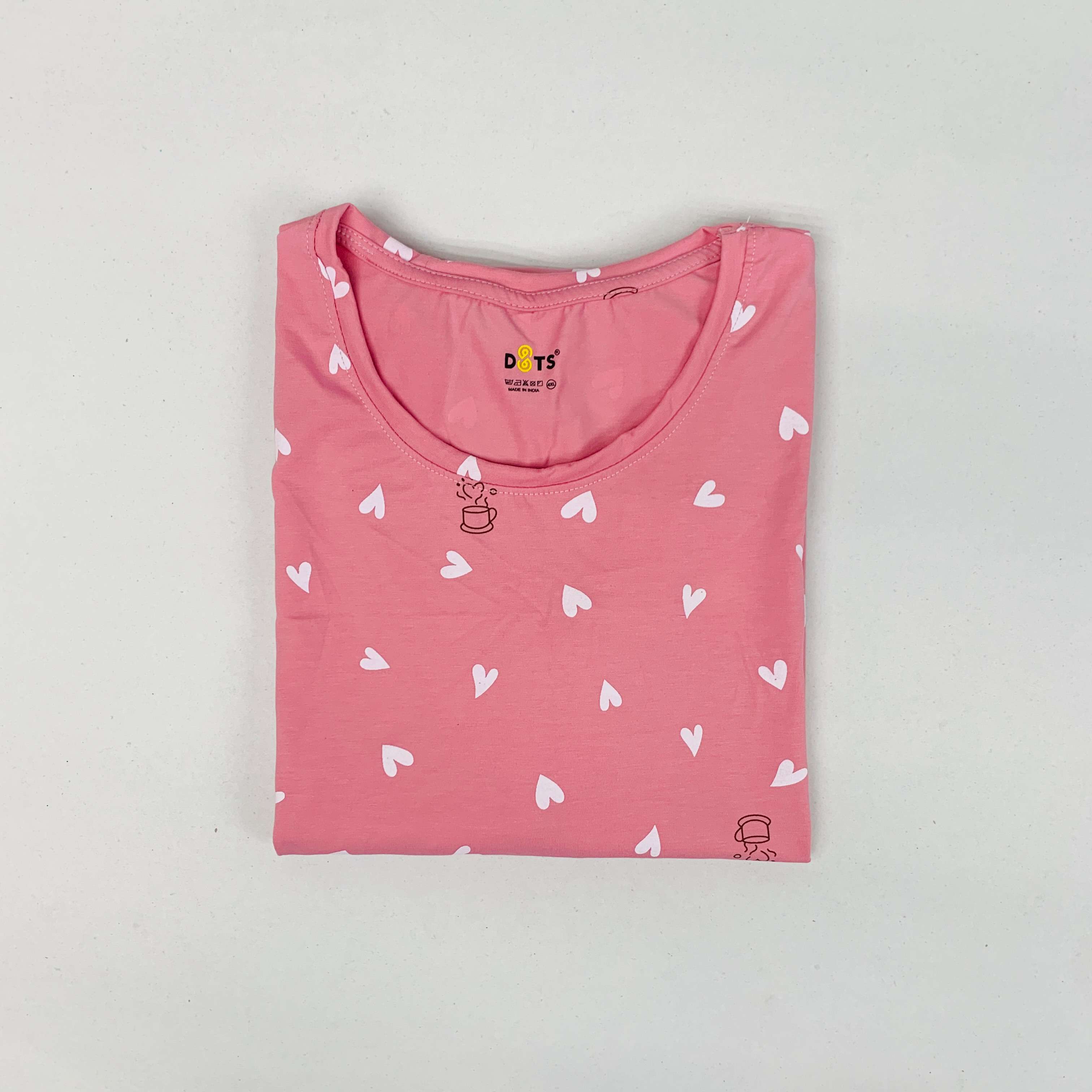 Dots Printed Long Top