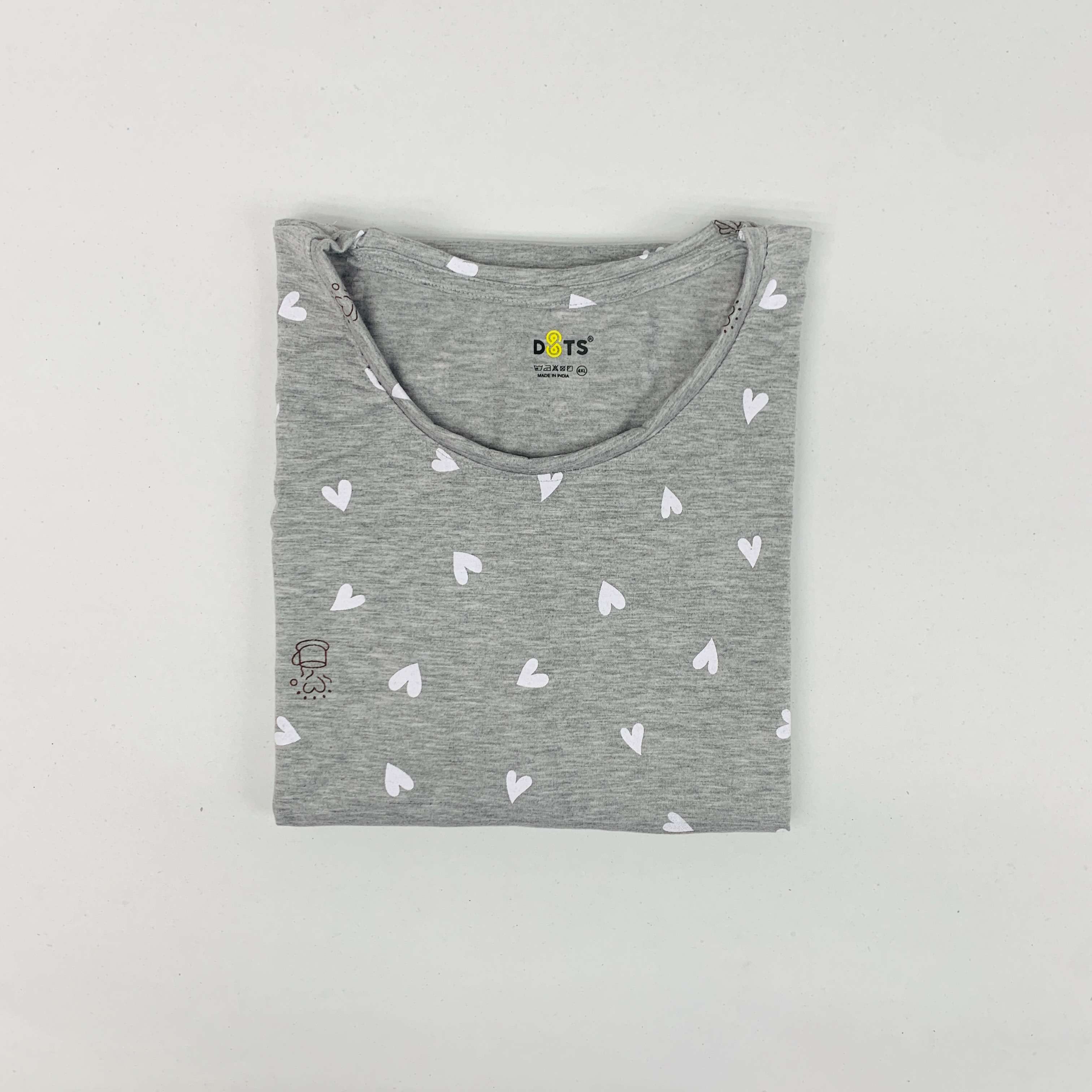 Dots Printed Long Top