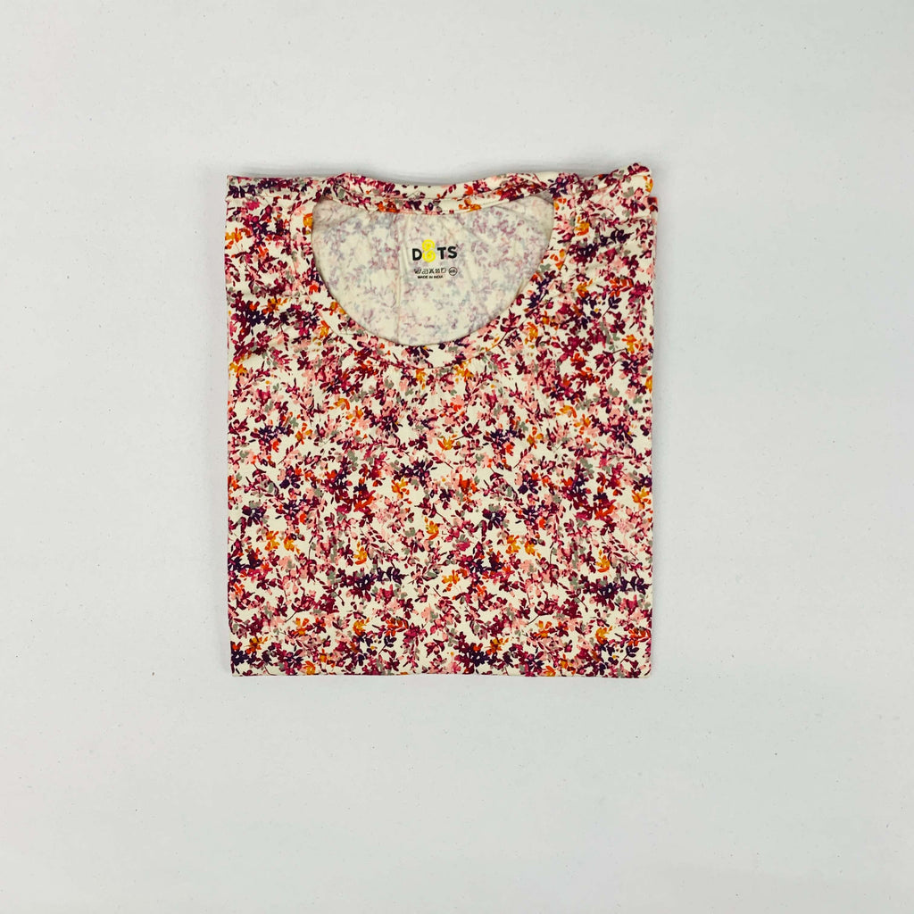 Dots Printed Long Top