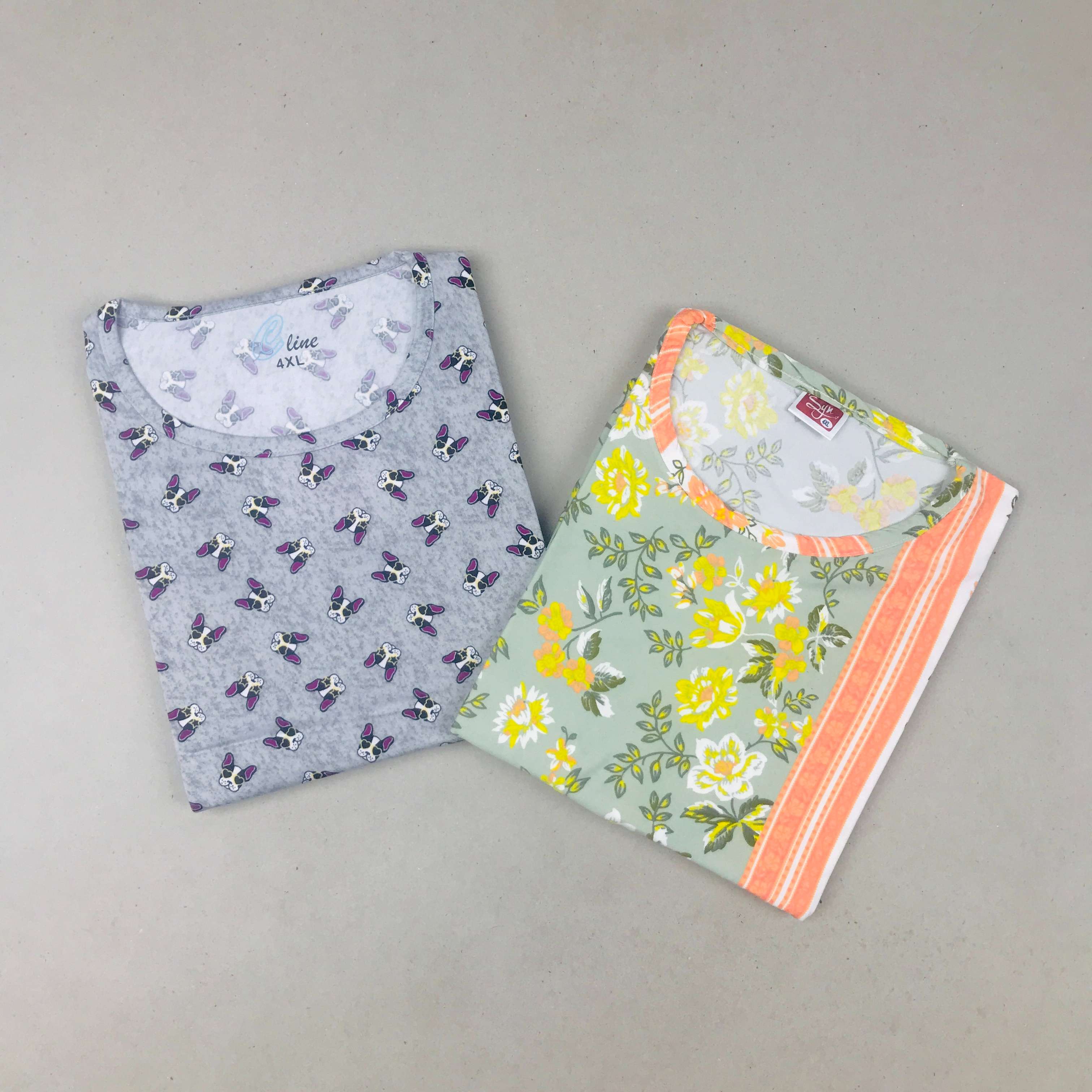 C-Line Ladies Tshirt Combo Pack Of 2 (40 Inch)