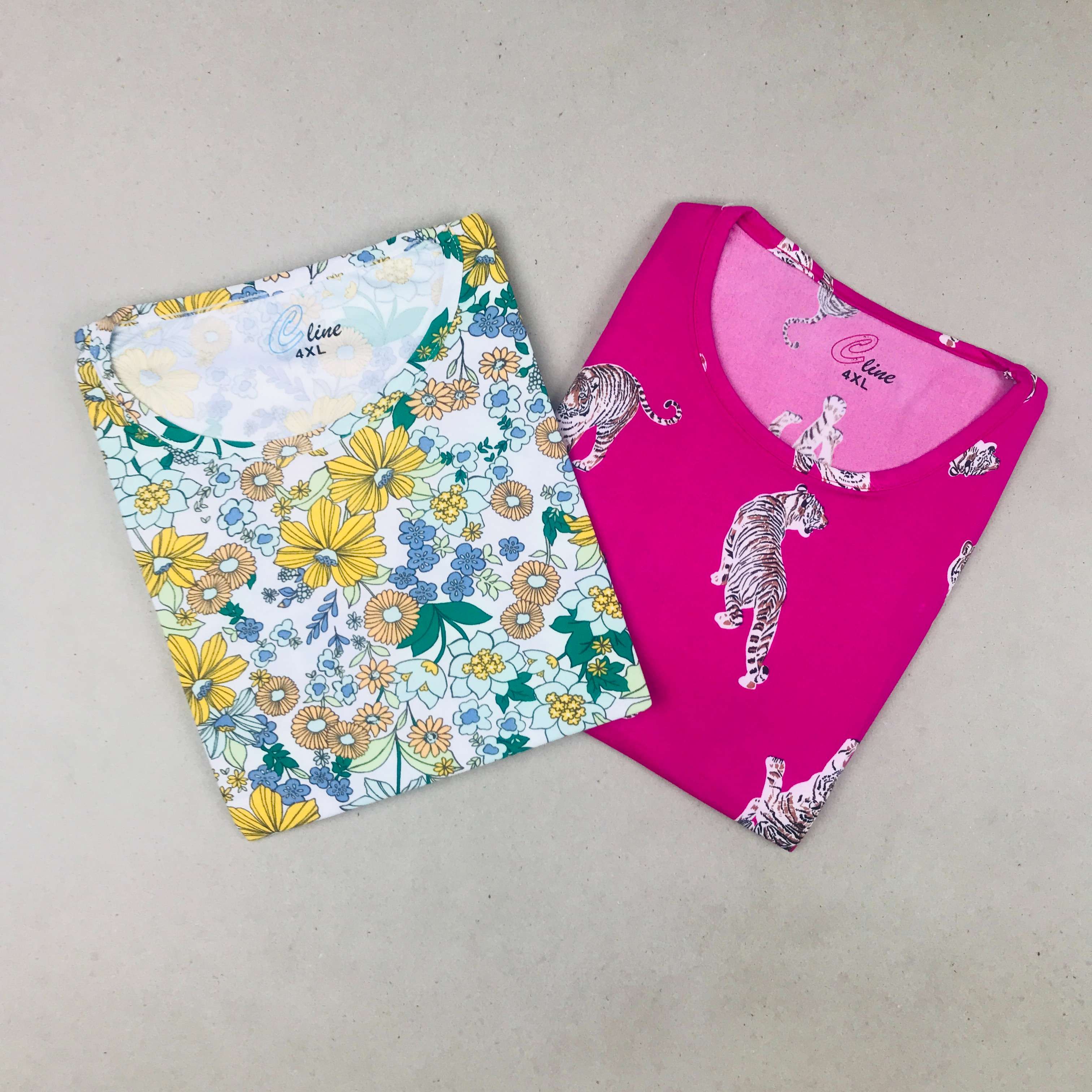 C-Line Ladies Tshirt Combo Pack Of 2 (40 Inch)
