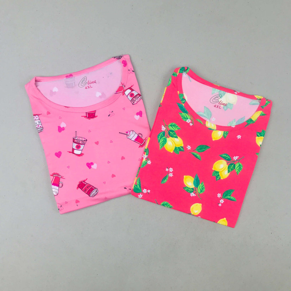 C-Line Ladies Tshirt Combo Pack Of 2 (40 Inch)