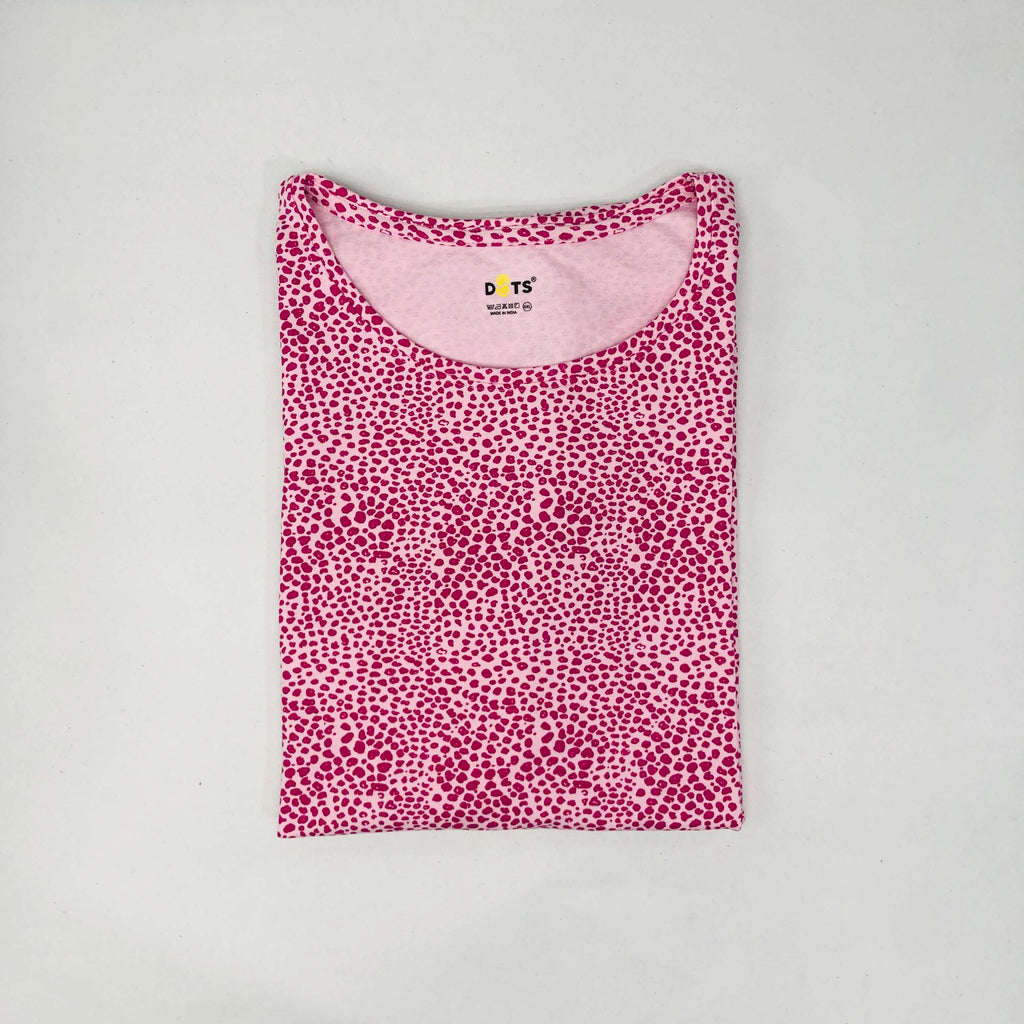 Dots Ladies Printed T-Shirt
