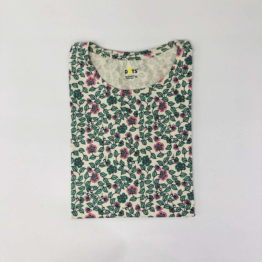 Dots Ladies Printed T-Shirt