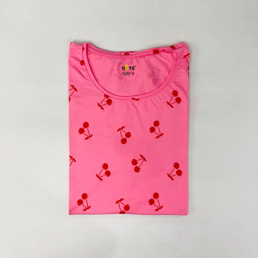 Dots Ladies Printed T-Shirt
