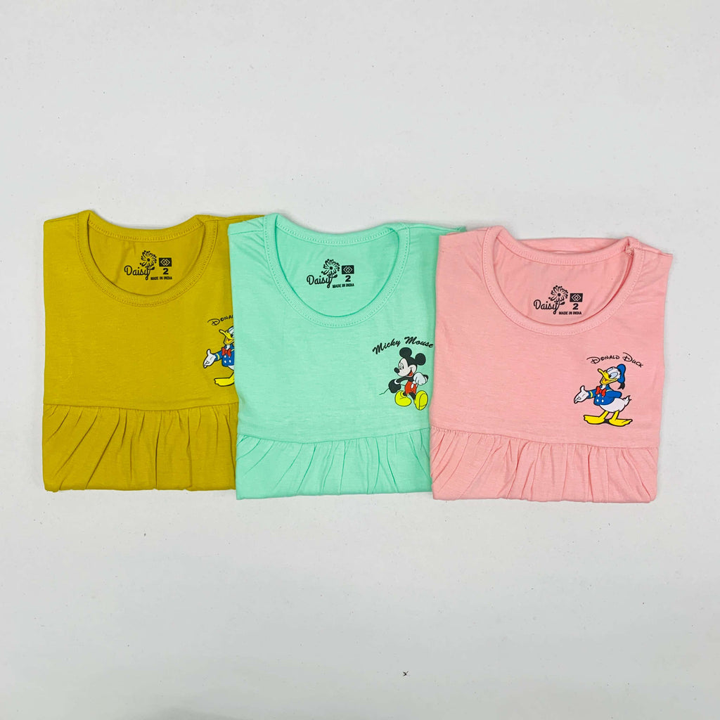 Daisy Frock Combo Pack Of 3