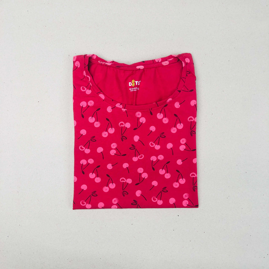 Dots Ladies Printed T-Shirt