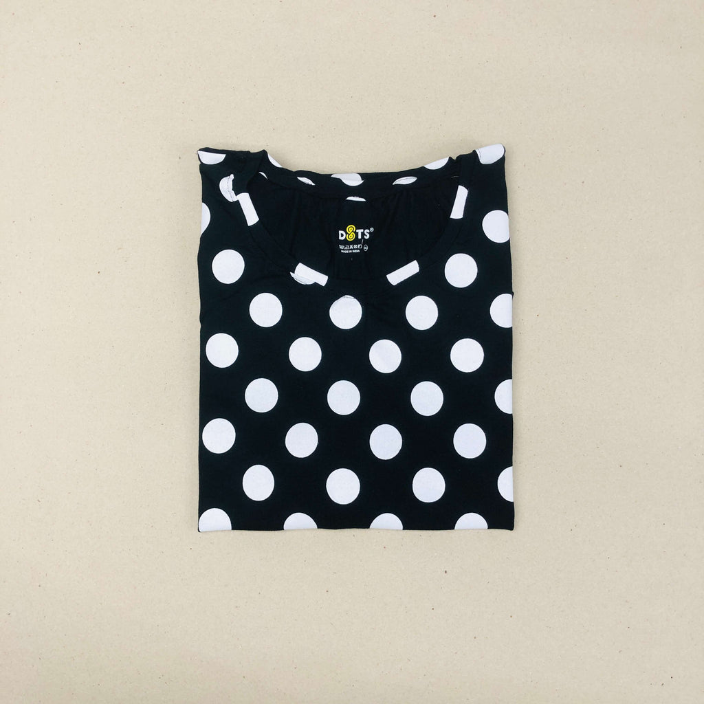 Dots Ladies Printed T-Shirt