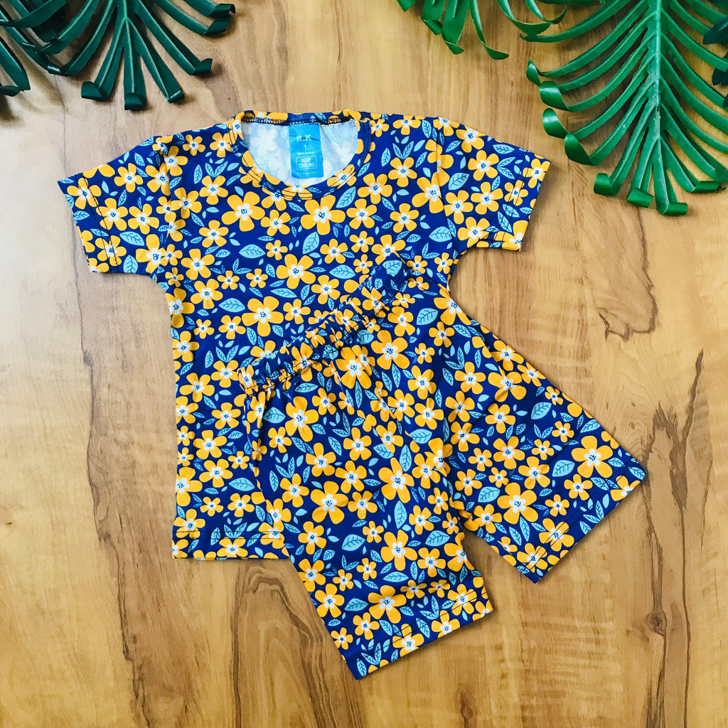 Kids Printed Shorts Set