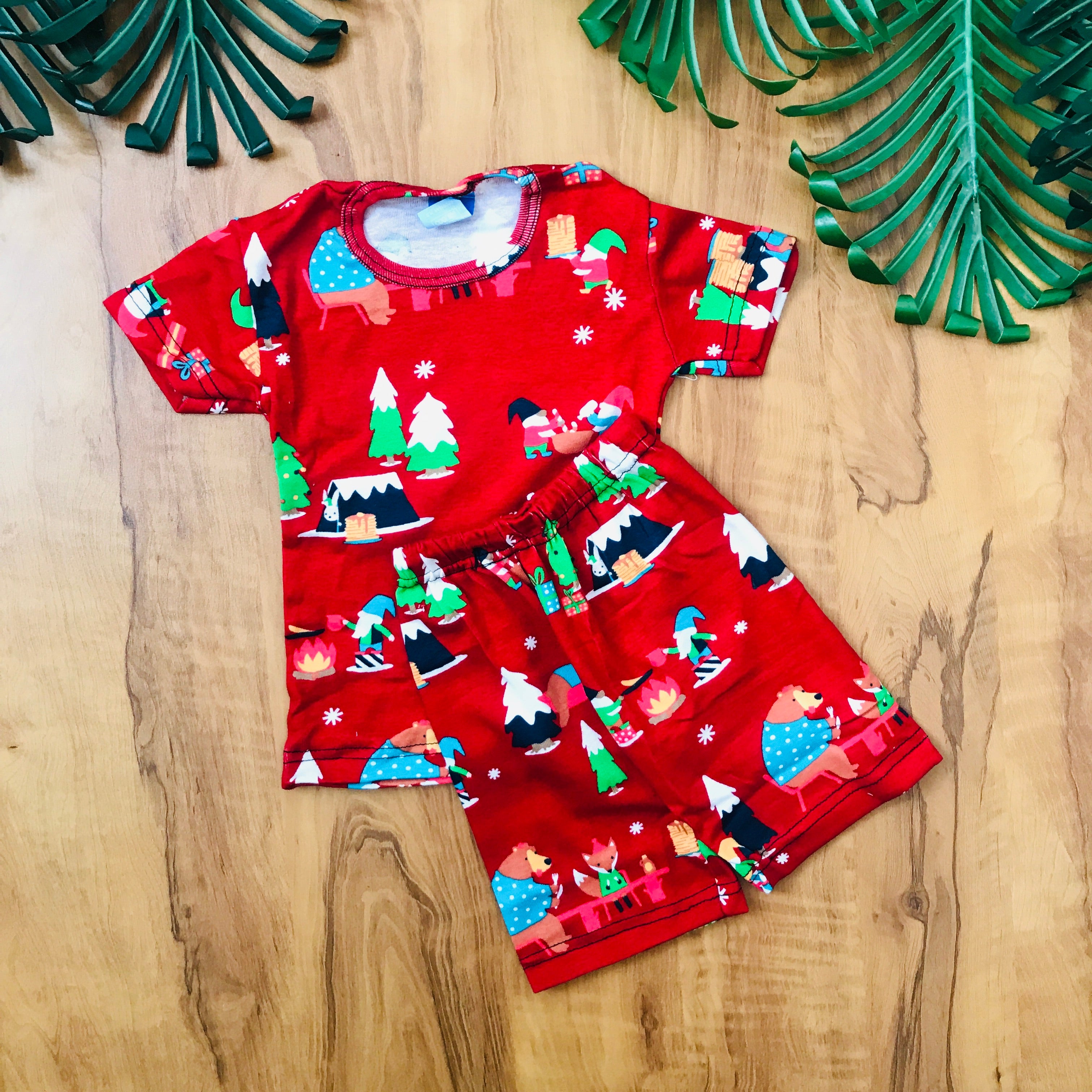 Kids Printed Shorts Set