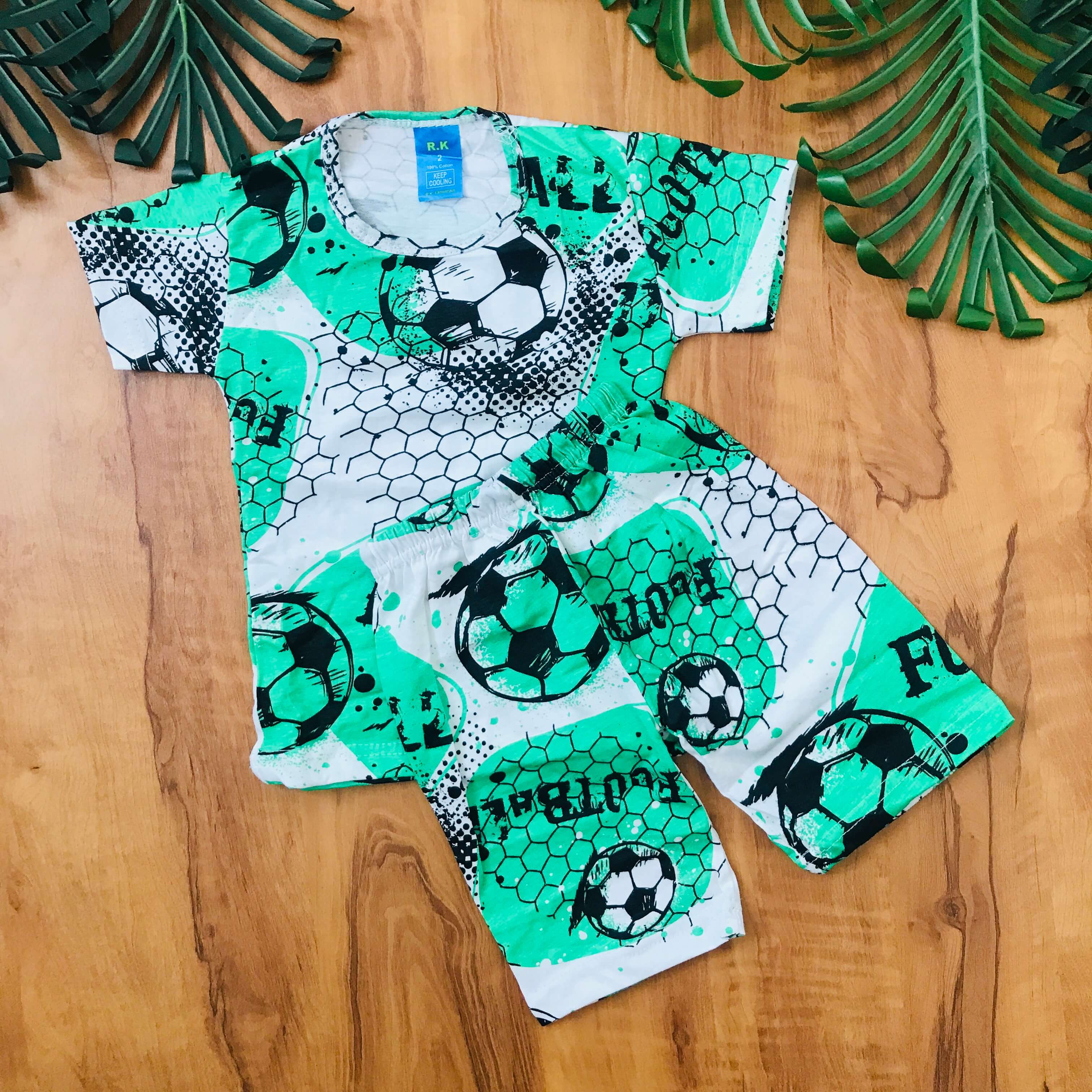 Kids Printed Shorts Set