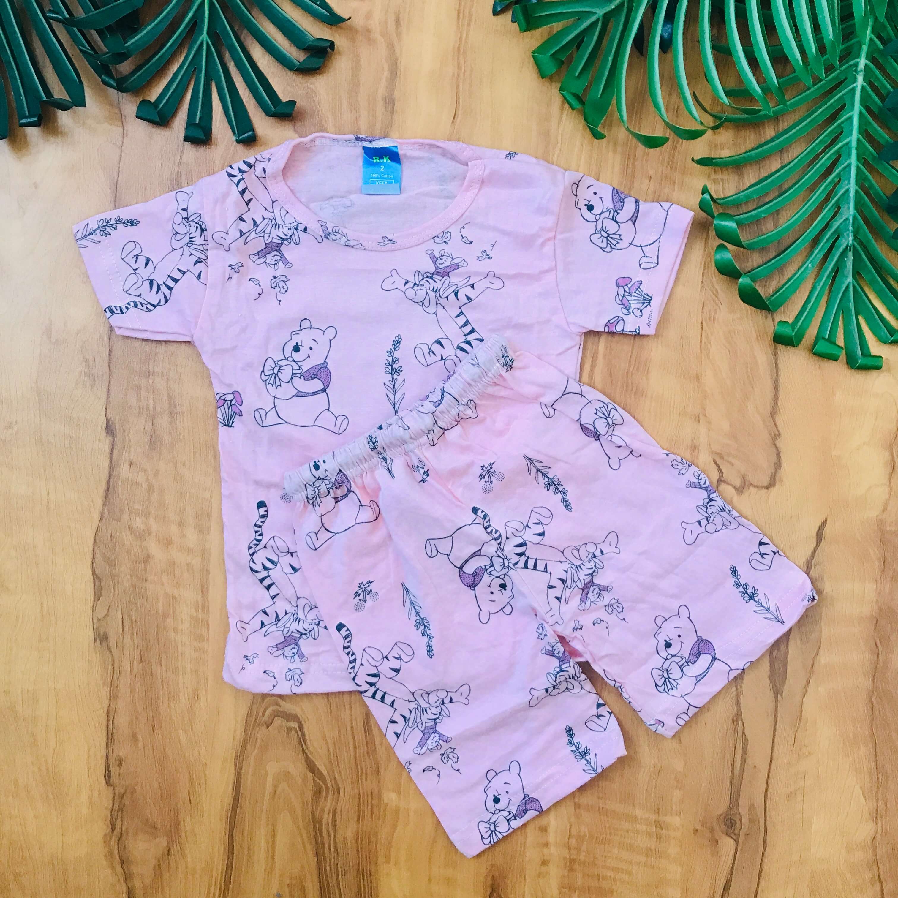 Kids Printed Shorts Set