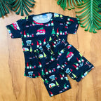 Kids Printed Shorts Set
