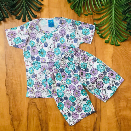 Kids Printed Shorts Set