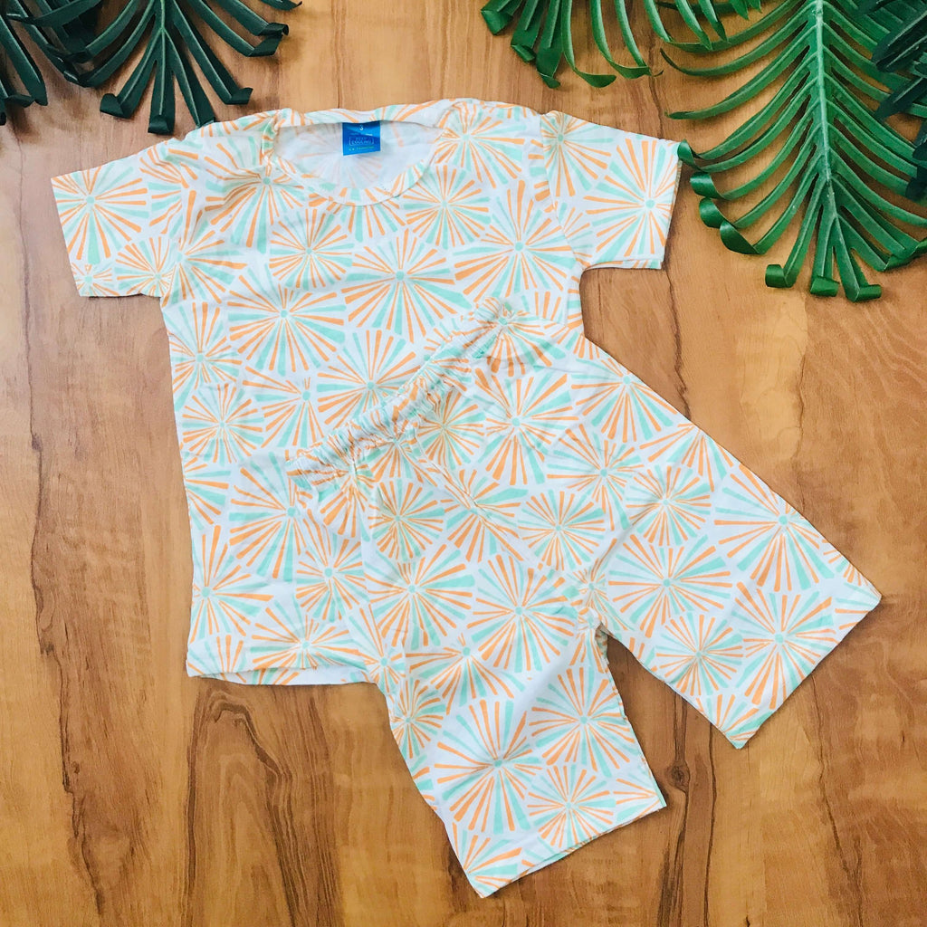 Kids Printed Shorts Set