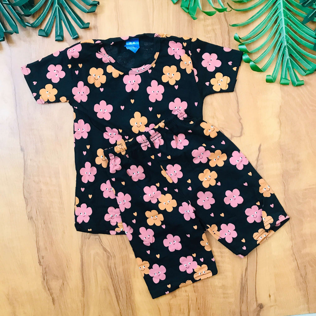 Kids Printed Shorts Set