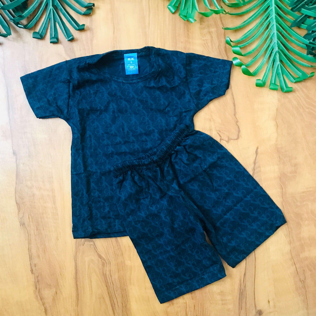 Kids Printed Shorts Set