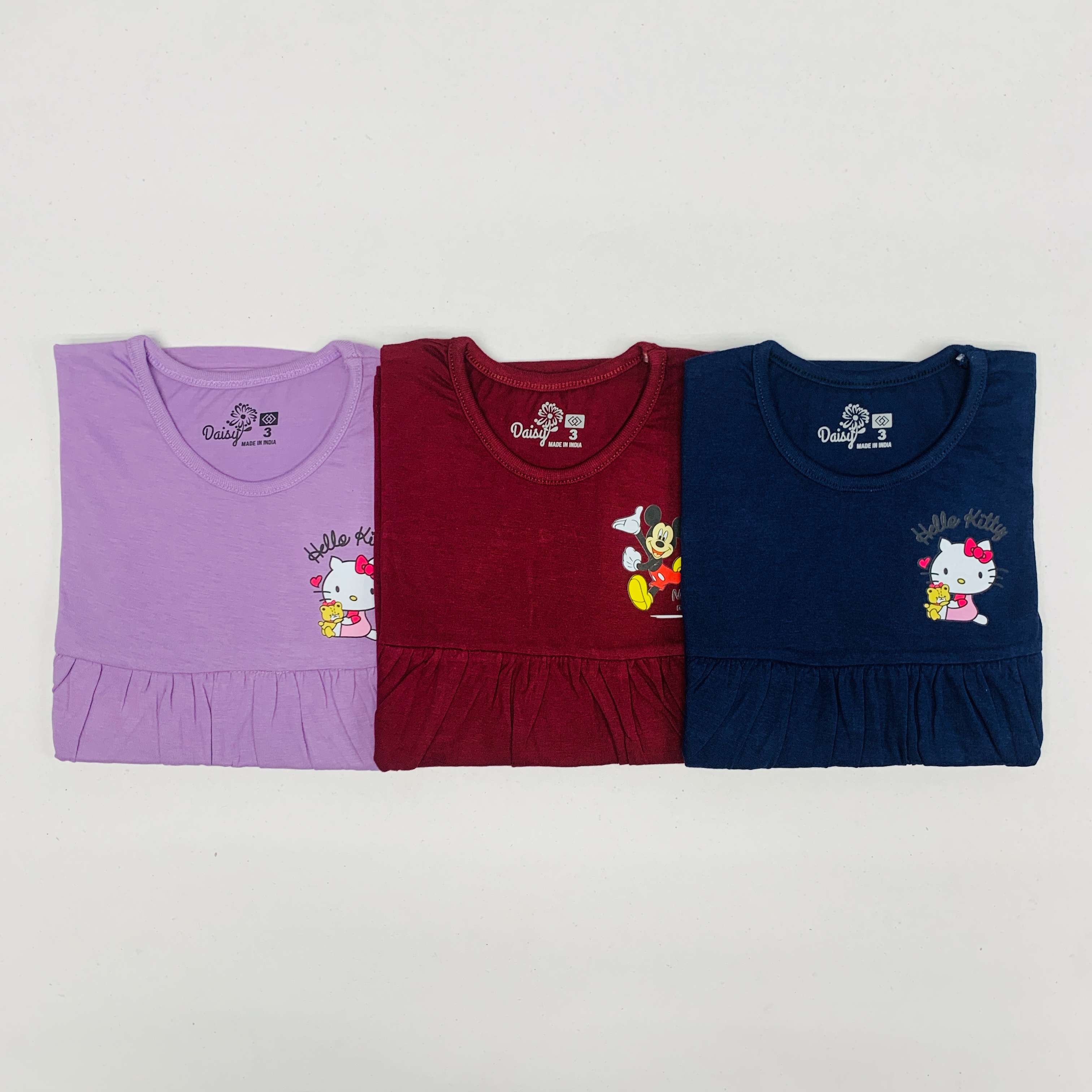 Daisy Frock Combo Pack Of 3