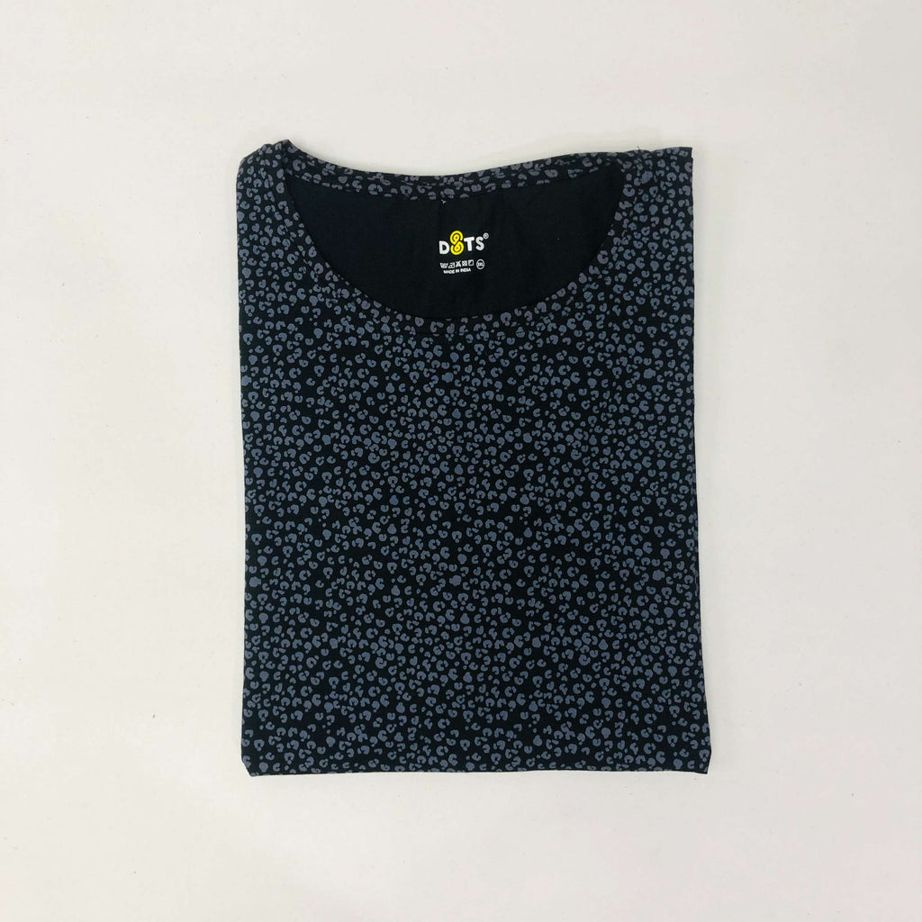 Dots Ladies Printed T-Shirt