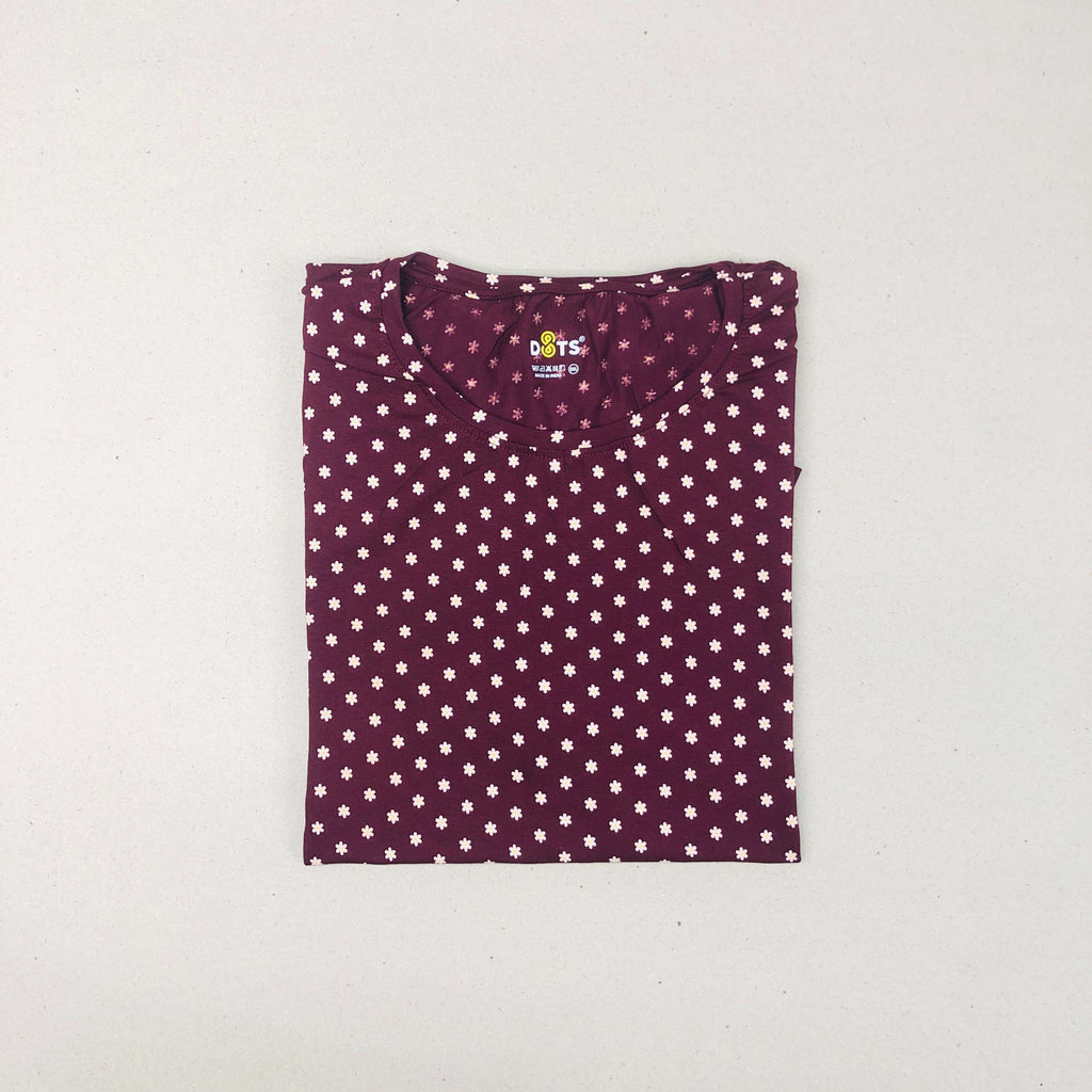 Dots Ladies Printed T-Shirt