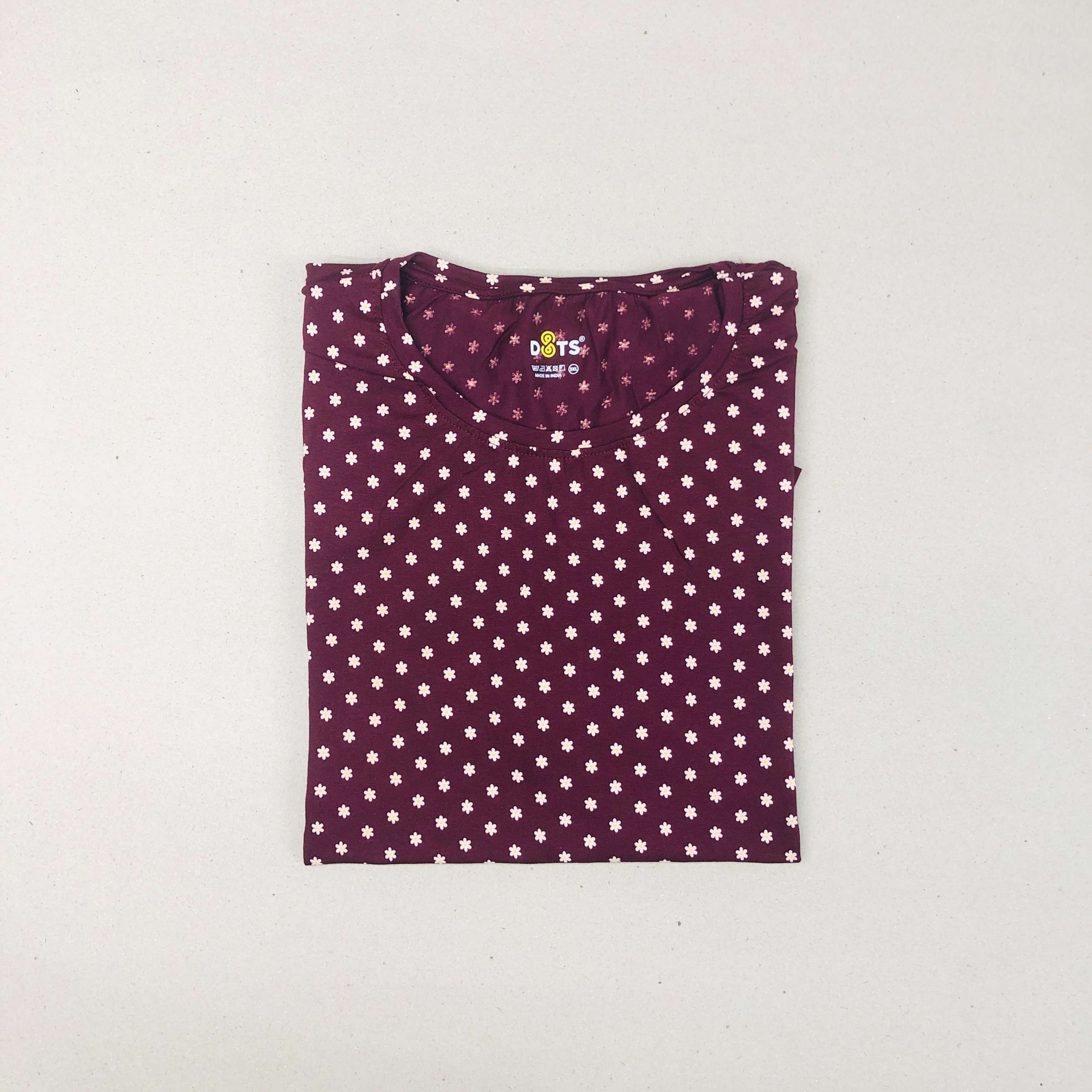 Dots Ladies Printed T-Shirt