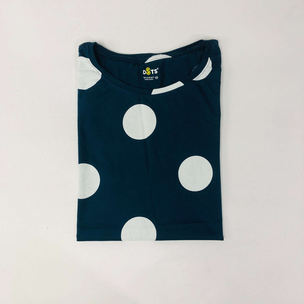 Dots Ladies Printed T-Shirt