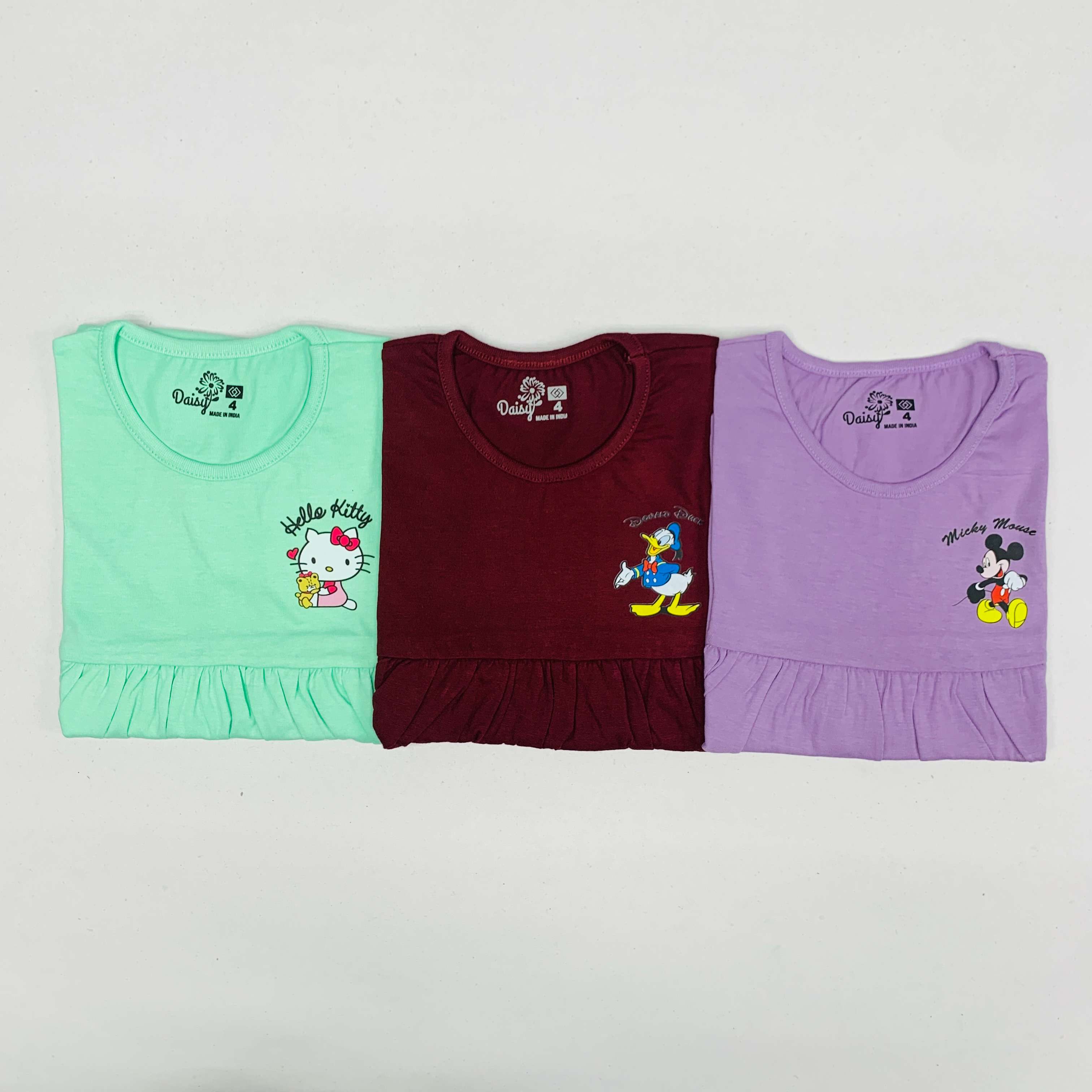 Daisy Frock Combo Pack Of 3