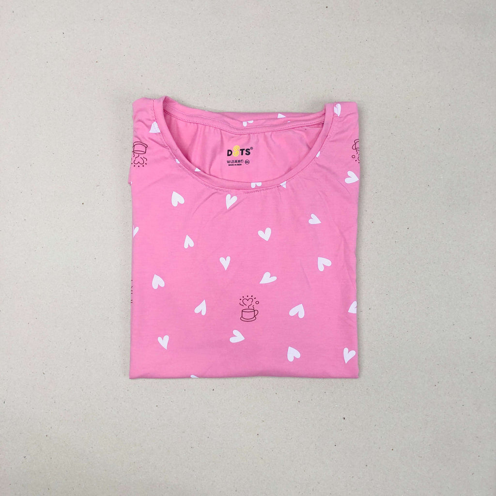Dots Ladies Printed T-Shirt
