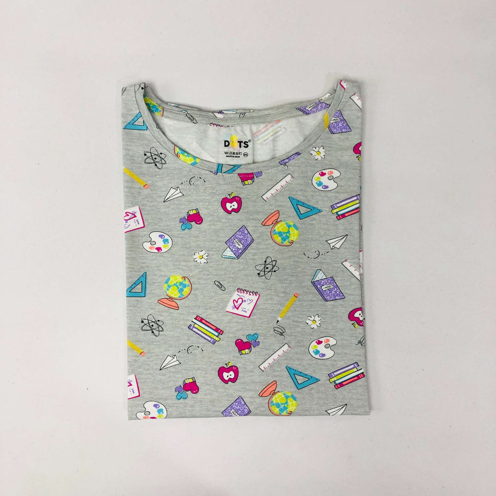 Dots Ladies Printed T-Shirt