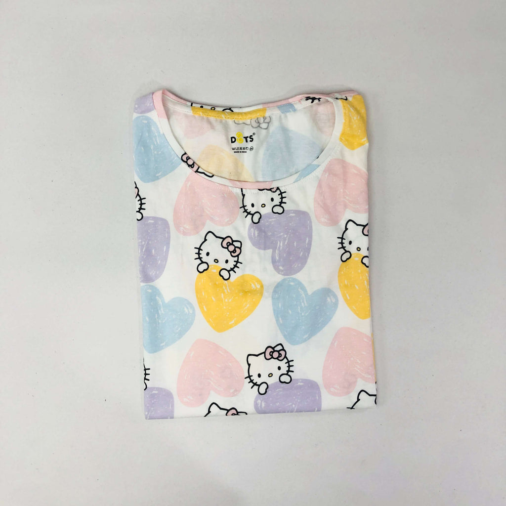 Dots Ladies Printed T-Shirt