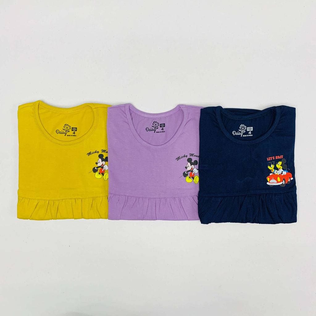 Daisy Frock Combo Pack Of 3