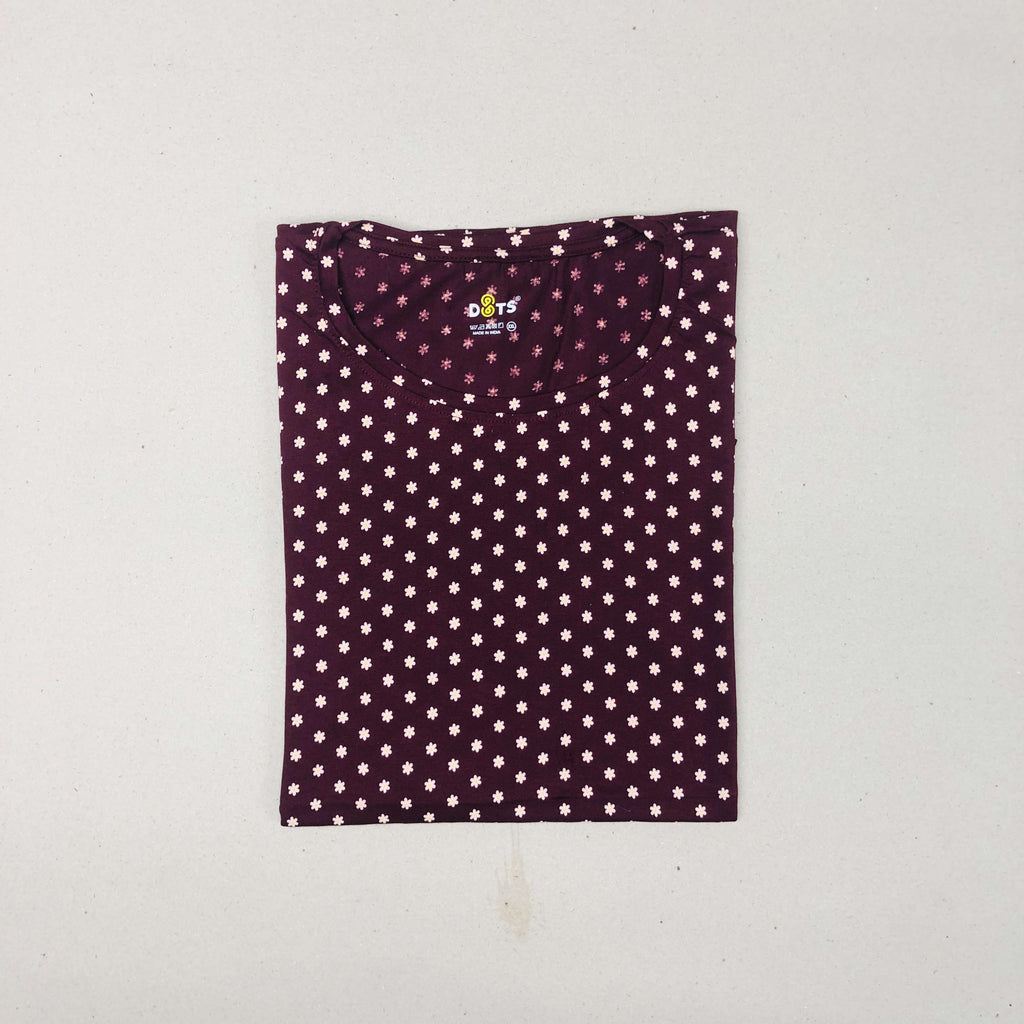 Dots Ladies Printed T-Shirt