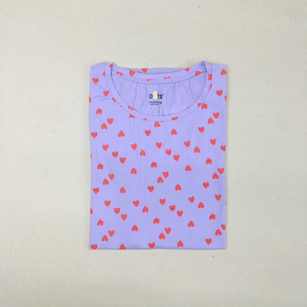Dots Ladies Printed T-Shirt